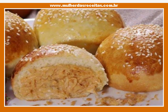 Pão De Batata Com Recheio De Frango - Mulher Das Receitas