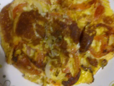 Omelete Com Mussarela 