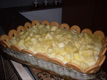 Torta De Biscoitos Com Abacaxi 