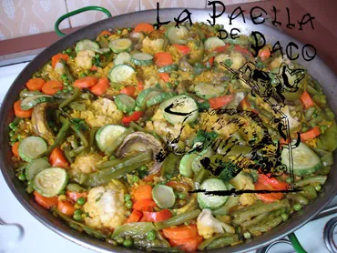 Paella Vegetariana 