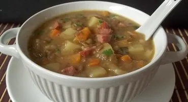 Sopa De Lentilha - Mulher Das Receitas