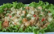 Salada de quinoa - Mulher das Receitas