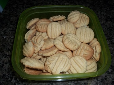 Biscoitos de coco com baunilha 