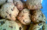 Cookies com pedaços de chocolate - Mulher das Receitas