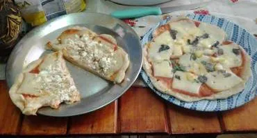 Pizza De Frigideira Sem Fermento - Mulher Das Receitas