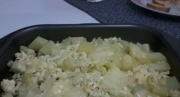 Batatas com ricota ao forno - Mulher das Receitas