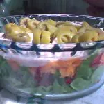 Salada Colorida Com Creme - Mulher Das Receitas