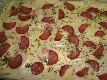Pizza de pão 