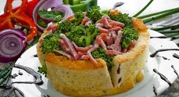 Torta De Brócolis Com Salame - Mulher Das Receitas