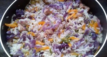 Risoto Doris Day (arroz colorido fácil) - Mulher das Receitas