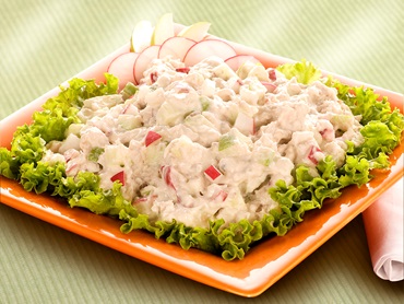 Salada de filé de pescada 