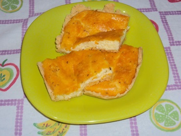 Torta de queijo de minas fresco 