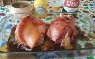 Joelho de porco assado no forno - Mulher das Receitas