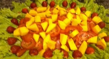 Salada com frutas - Mulher das Receitas