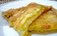 Mulher Das Receitas - Omelete De Cebola - Acompanhamento, Ovos, Omeletes